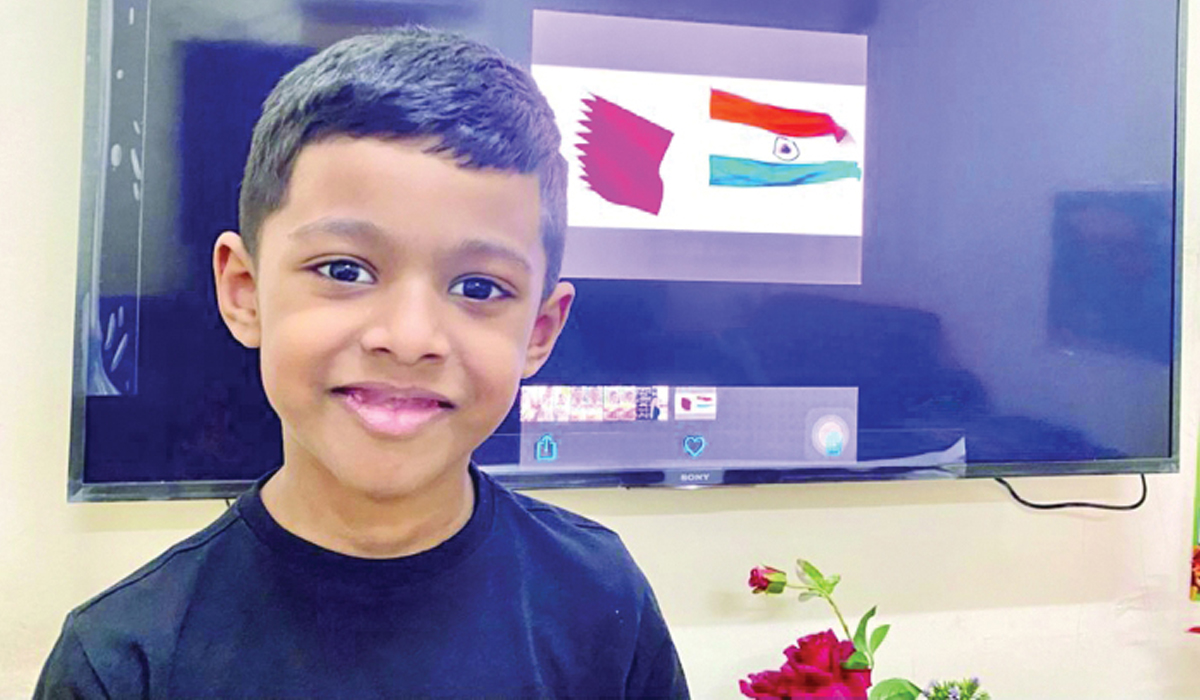 Six-year-old Qatar resident sets three new world records